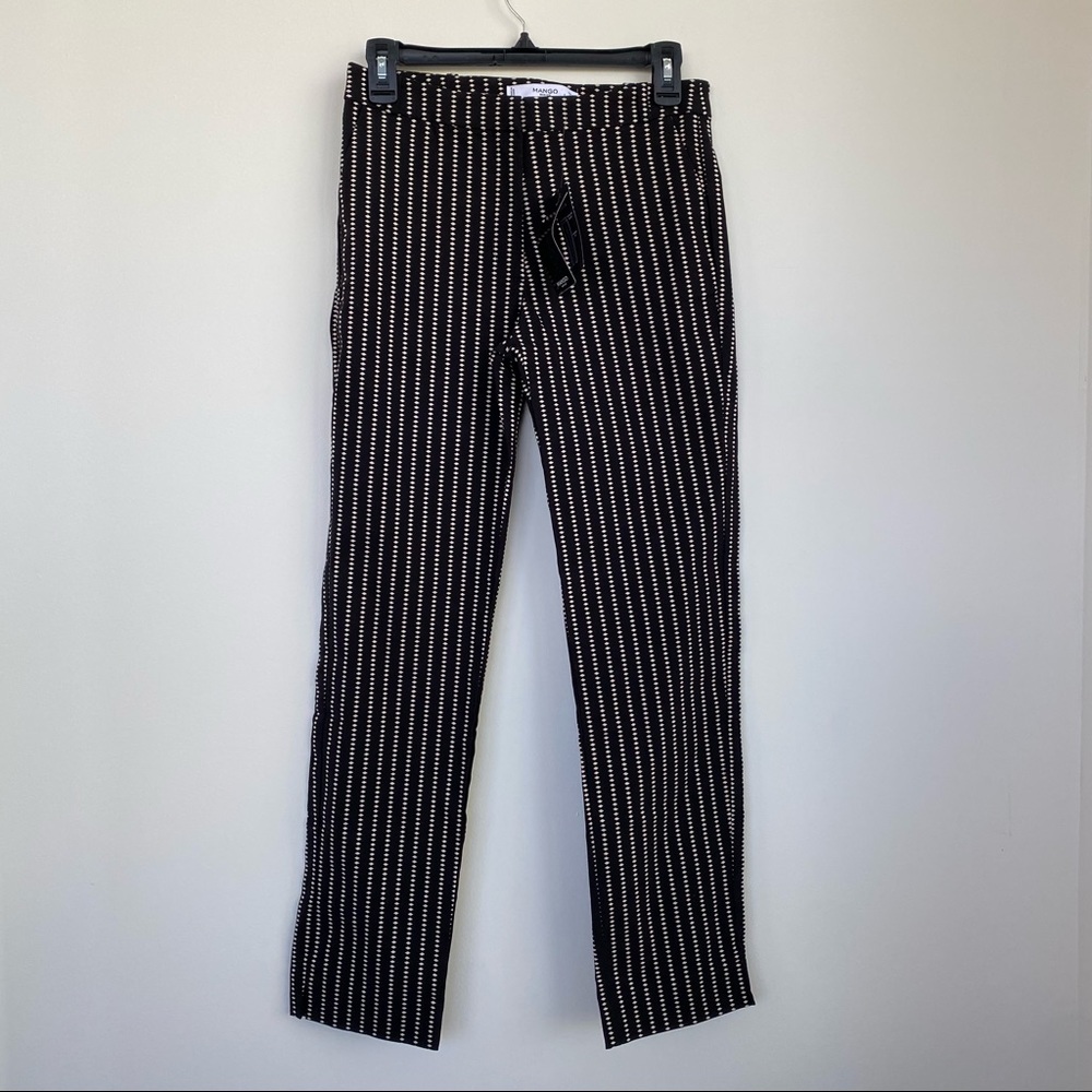 Mango collection’s - Black Straight crop trousers Size 6